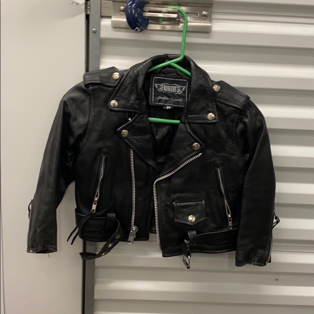 children’s leather jacket